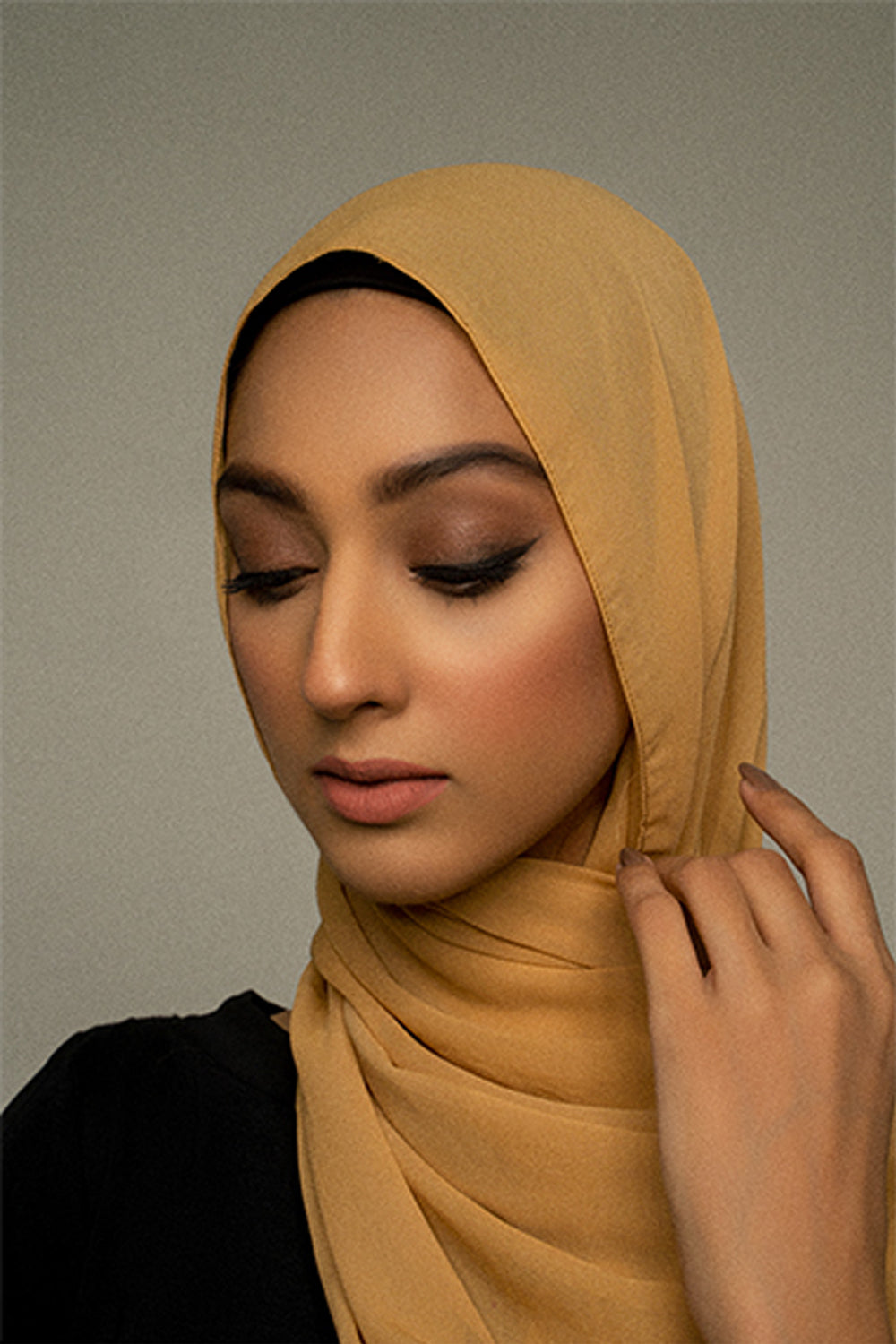 Luxury Chiffon Hijab - Raisin