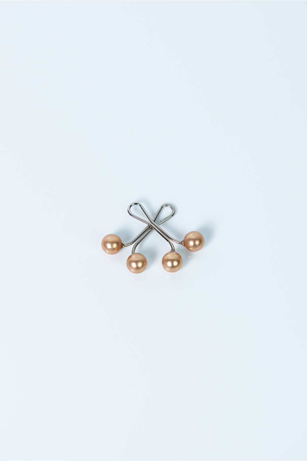 Pearl Hijab Pins - Champagne