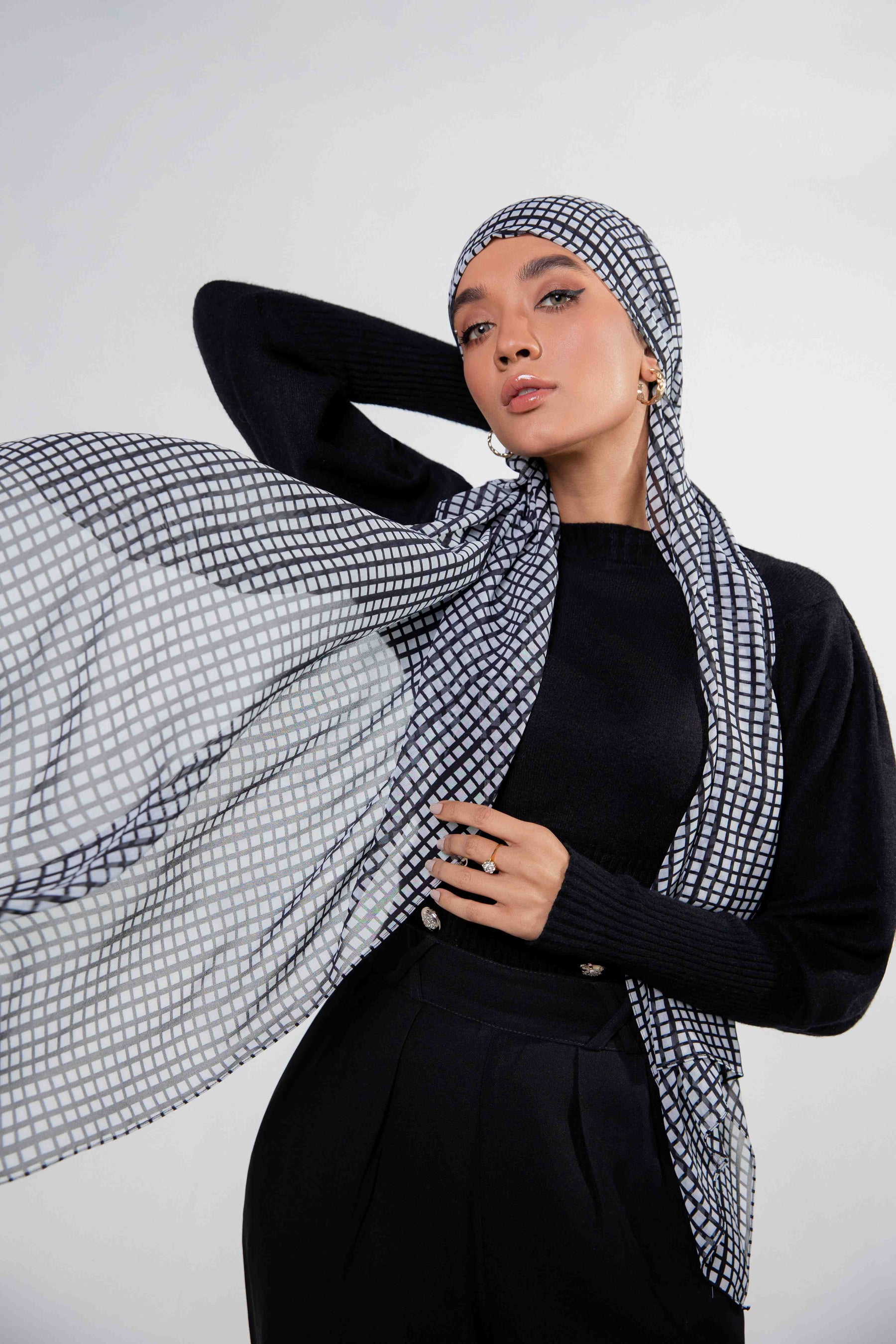 Into the Maze - Printed Chiffon Hijabs