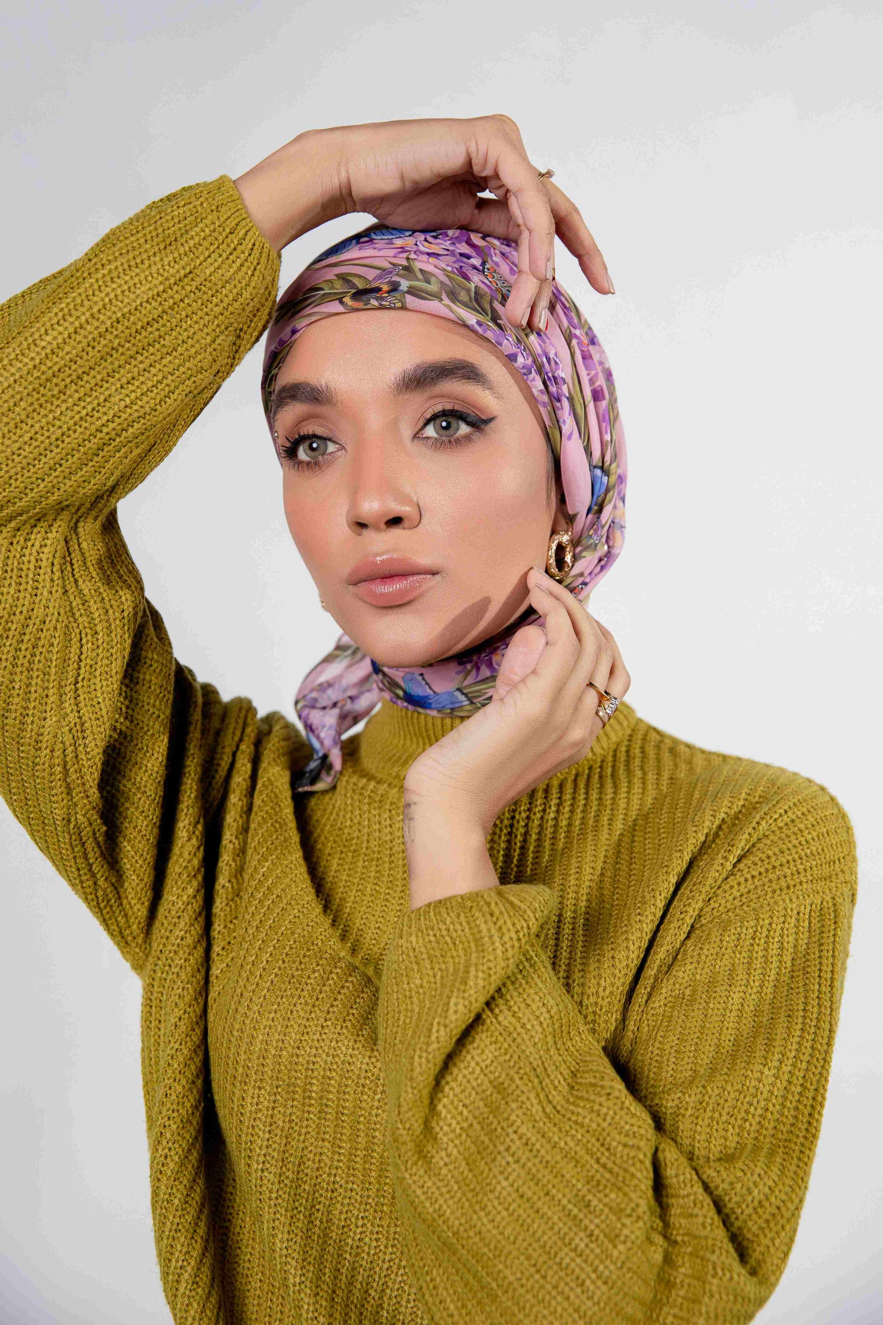 Ditzy Way - Printed Chiffon Hijabs