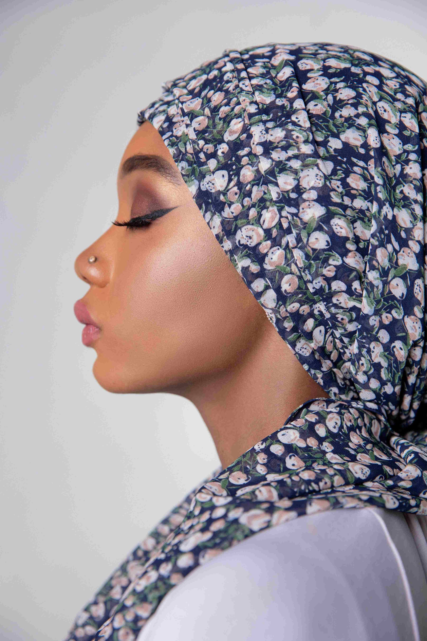 Butterfly Bush - Printed Chiffon Hijabs