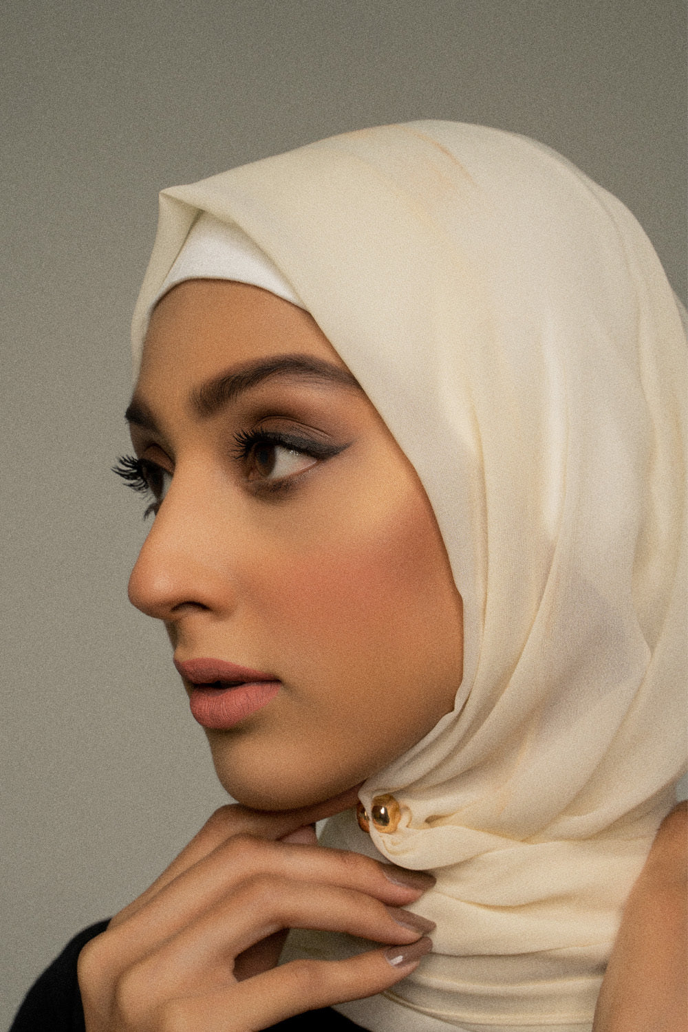 Luxury Chiffon Hijab - Pearl